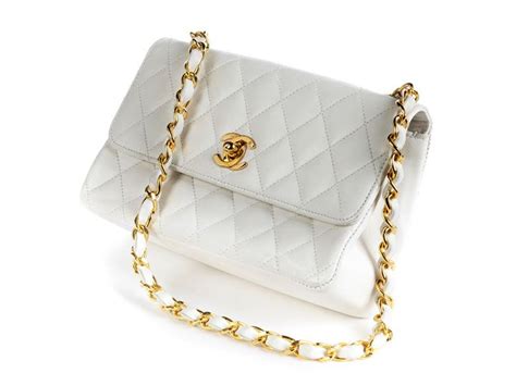 chanel tasche weiß gold|chanel tasche online shop.